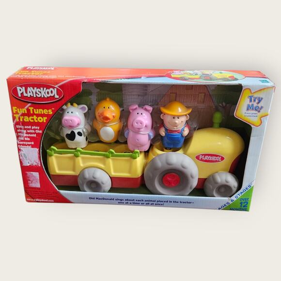 Playskool Fun Tunes Tractor Toddler Musical Toy Old Mcdonald VTG 2004 Y2K NIB - Picture 1 of 9